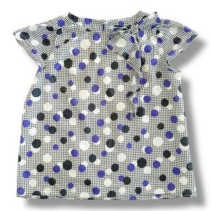 Milly Minis | Short Sleeve Polka Dot Blouse (12)